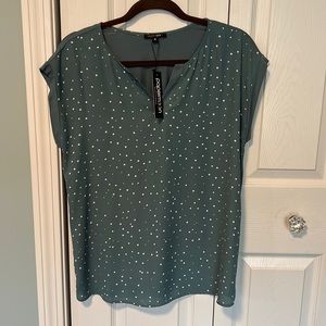 Papermoon Reese Mixed Material Top